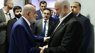 Saadet Partisi ve Hamas liderleri İstanbul'da bir araya geldi: Karamollaoğlu'ndan destek mesajı