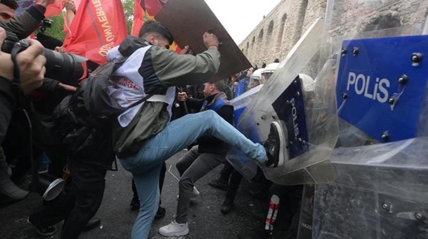 Bakan Yerlikaya 'gereği yapıldı' diyerek duyurdu! 1 Mayıs'ta polise saldıran 29 kişi yakalandı: Aralarında sosyal medya fenomeni de var