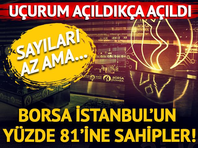 Borsa İstanbul'un yüzde 81'ine sahipler! Uçurum açıldıkça açıldı, 10 milyon TL ve üzeri... 