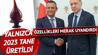 Sadece 2023 tane var; birini Özgür Özel, Erdoğan'a hediye etti! Fiyatı dikkat çekti, özellikleri merak uyandırdı