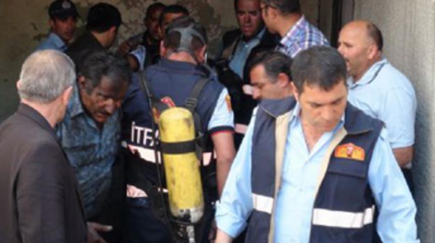 Yangında can pazarı yaşandı