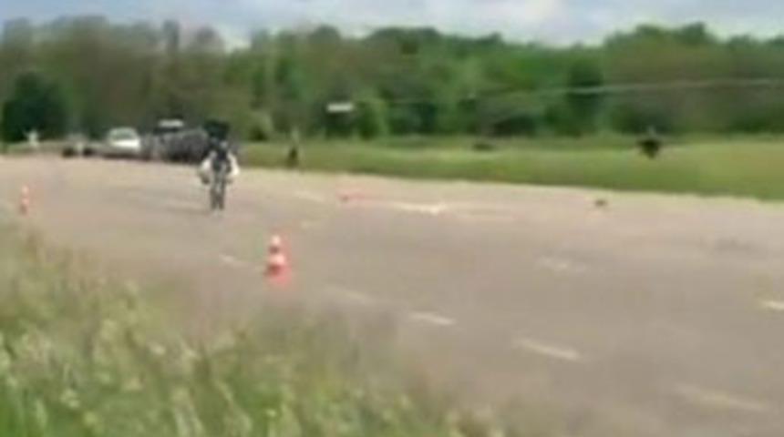 Saç boyası ve bisikletle dünya rekoru