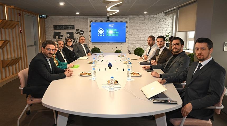 İran Radyo ve Televizyon Kurumu heyeti, AA'yı ziyaret etti