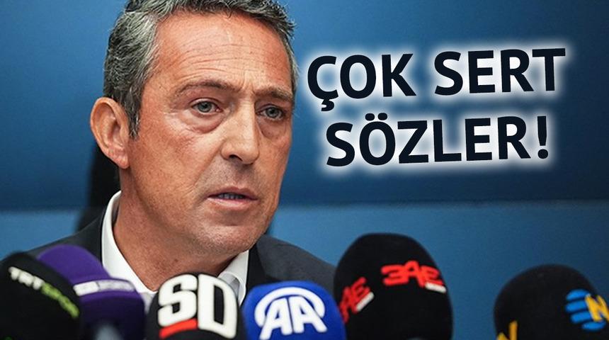 Fenerbahçe Başkanı Ali Koç'tan TFF Başkanı Mehmet Büyükekşi'ye çok sert sözler! "Telefonundan ByLock çıkan adam bize ders veremez"