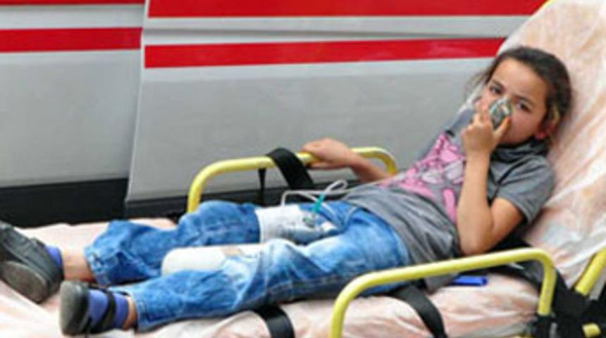 Biber gazı eğitimi hastanelik etti!