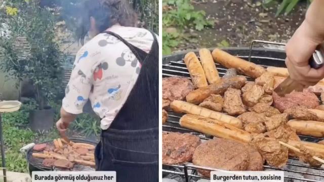 Vegan mangal partisini paylaşınca sosyal medyada gündem yarattı! 'Burgerdan tutun, sosisine kadar, etine kadar her şey'