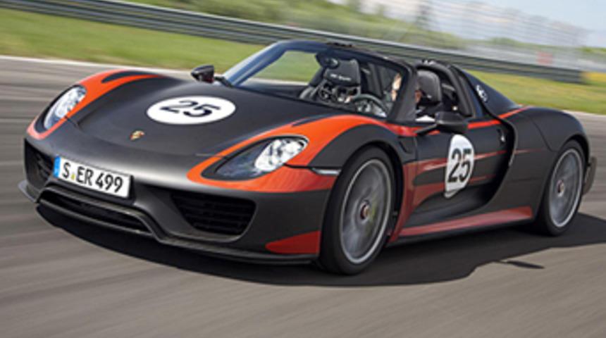 Porsche 918 Spyder Ortaya &Ccedil;ıktı