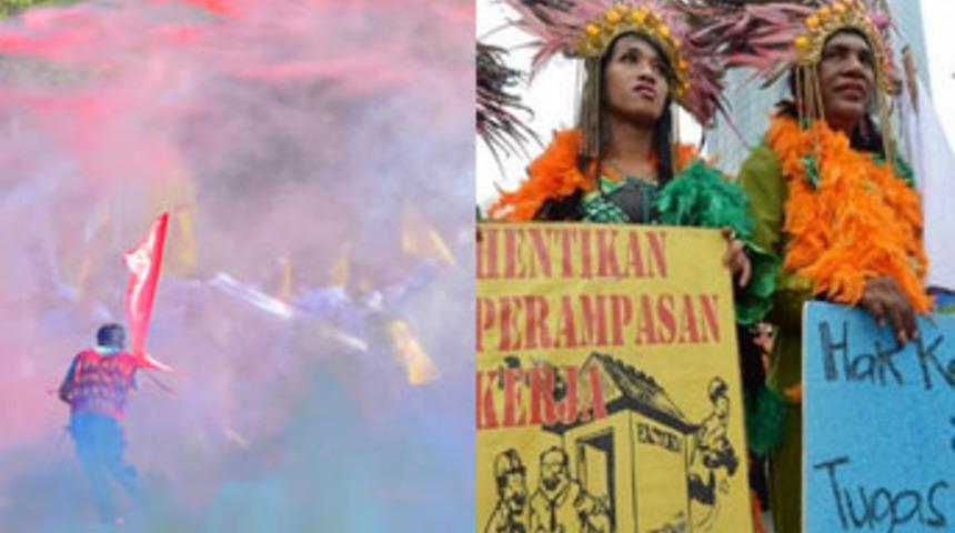 1 Mayıs bizde savaş gibi, onlarda bayram!