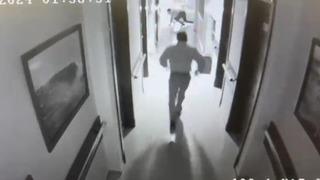 Huzurevinde kanlı saldırı! Yeni görüntüleri ortaya çıktı: Bıçakla koridorda böyle kovalamış