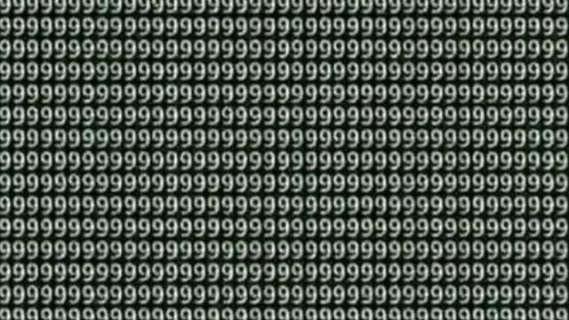 Resimdeki farklı rakamı sadece yüksek IQ'ya sahip kişiler görebiliyor! 8 saniyeniz var...