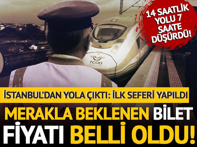 İstanbul - Sivas YHT ilk seferini gerçekleştirdi!