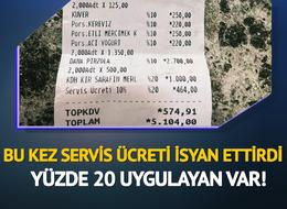 Fahiş fiyatlardan sonra şimdi de servis ücreti tartışması! Yüzde 20 uygulayan bile var! Uzmanlar uyardı: Bu yöntemle paranızı geri alabilirsiniz 