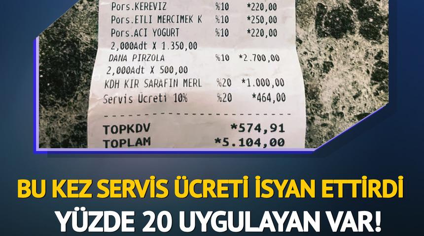  Fahiş fiyatlardan sonra şimdi de servis ücreti tartışması! Yüzde 20 uygulayan bile var! Uzmanlar uyardı: Bu yöntemle paranızı geri alabilirsiniz 