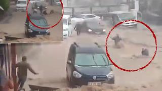 Yer: Şırnak! Karşıdan karşıya geçmek istemişti: Anne ve çocuğu sele böyle kapıldı...