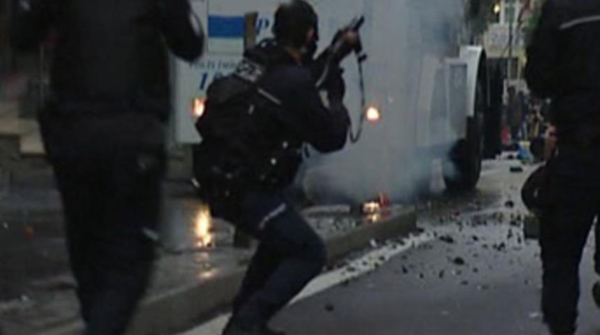 Başbakan'ın açılışından önce çatışma