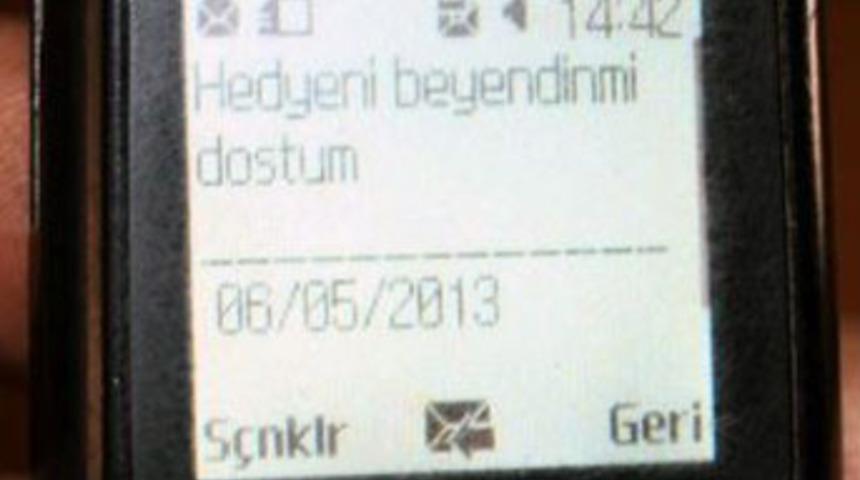 Soygundan sonra mesaj