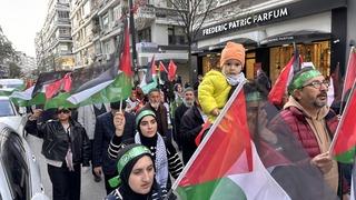 Samsun'da Filistin'e destek yürüyüşü düzenlendi