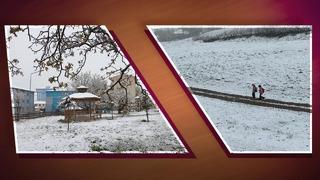 Hiç beklemiyorlardı, her yer beyaza büründü 'Herkes Antalya'da denizde! Biz de burada...' Mayıs ayında kar esareti