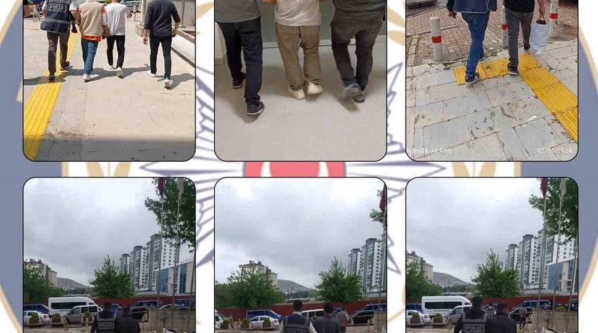 Elazığ’da kesinleşmiş hapis cezası bulunan 17 zanlı yakalandı