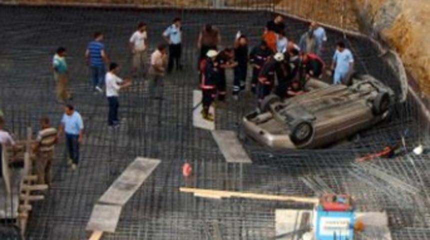 20 metreden inşaat temeline d&uuml;şt&uuml;