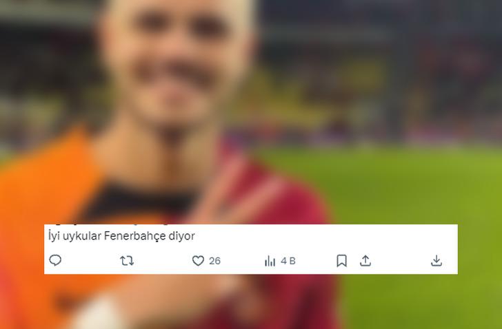 Mauro Icardi'den Fenerbahçelileri kızdıran paylaşım! Maç biter bitmez soluğu sosyal medya hesabında aldı G1