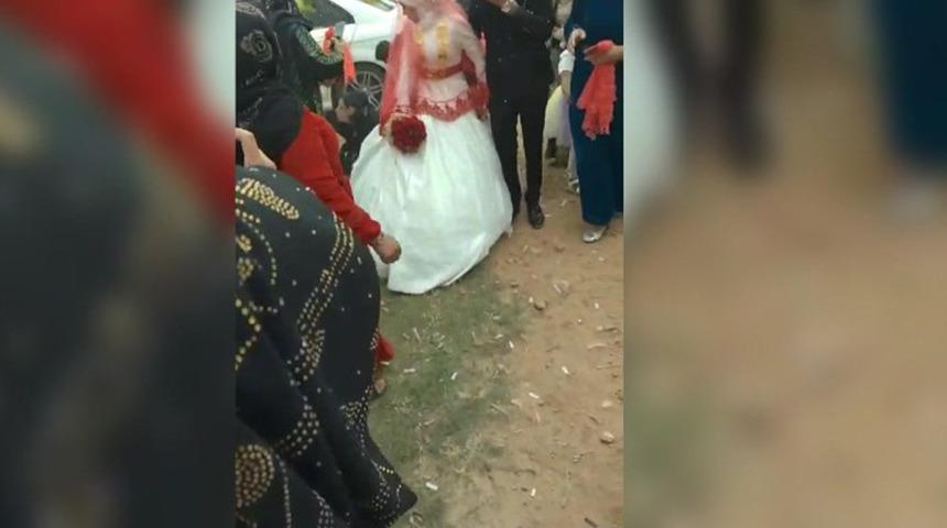 Gelinin duvağını toplamaya çalıştığı sırada maganda kurşunuyla vuruldu! 