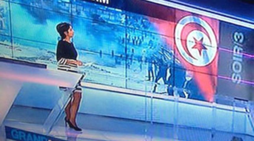 Fransa kanalında Türk bayrağı skandalı