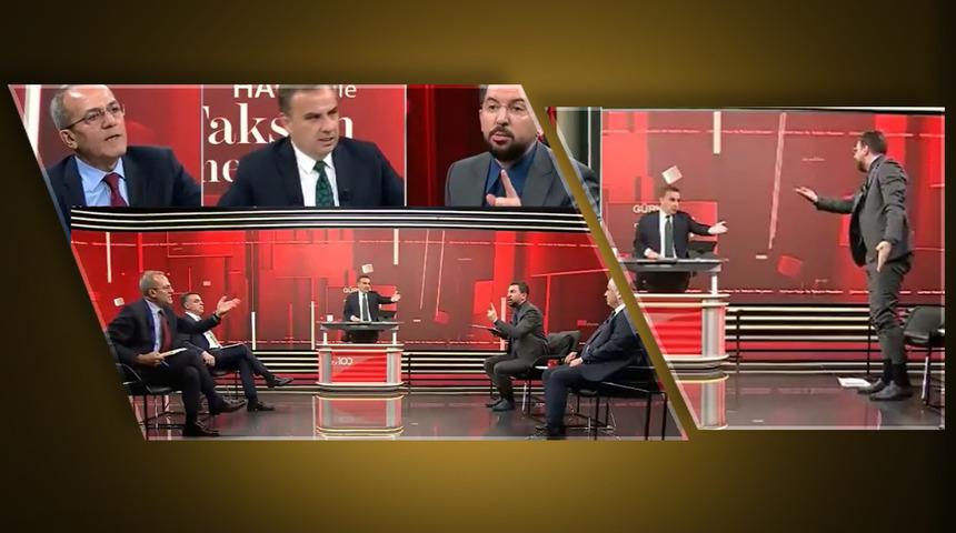 Elindekileri fırlatıp birden ayağa kalktı!  Şaban Sevinç ve Ferhat Murat canlı yayında birbirlerine girdi, acil reklama gidildi