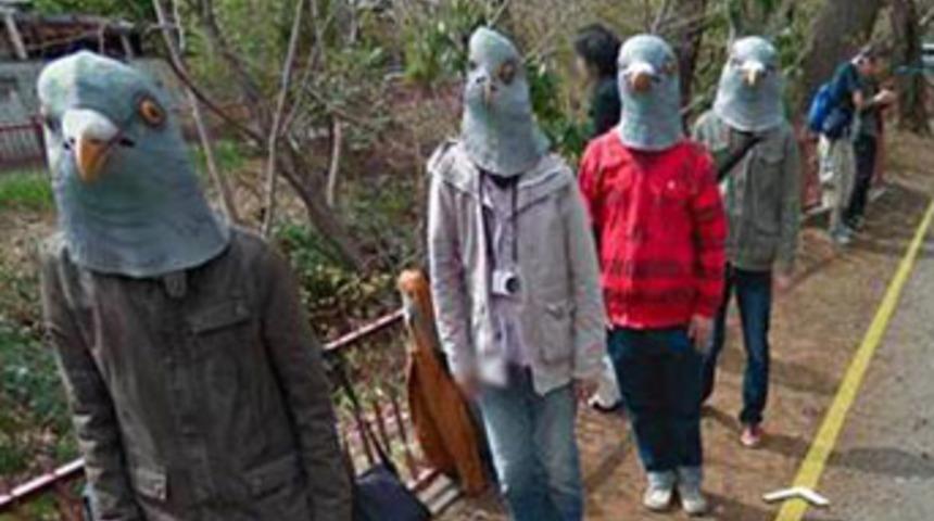 Google kamerasında ‘güvercin insanlar’