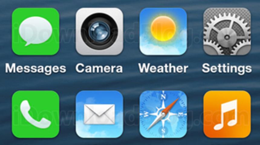iOS 7&prime;nin ekran g&ouml;r&uuml;nt&uuml;s&uuml; sızdı