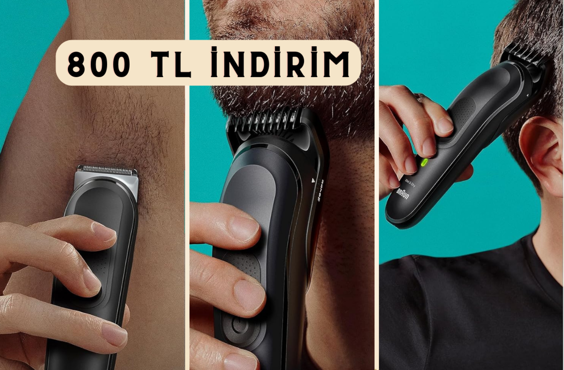 Fiyatı 2 bin 499 TL'ye düştü! Braun Series 7 Bakım Kiti'nde kaçırılmayacak fırsat