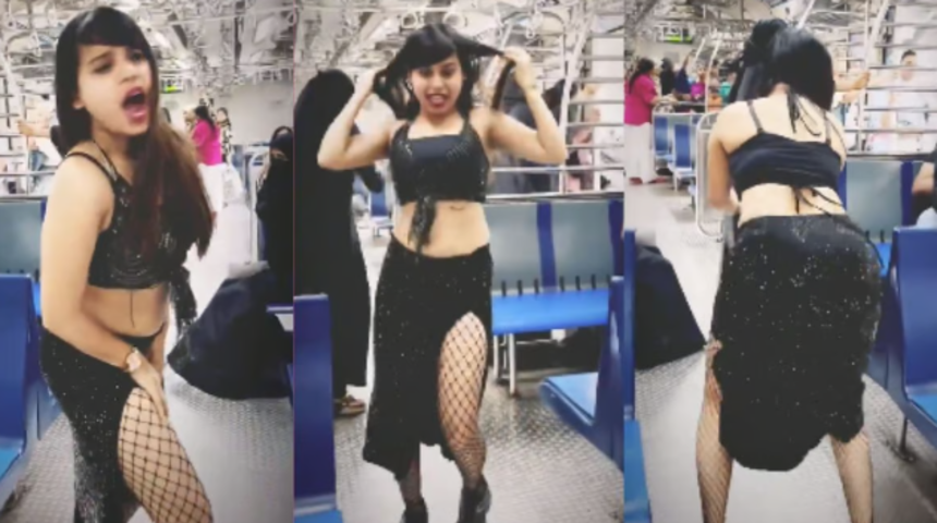 Metroda bir anda ayağa kalkıp dans etmeye başladı! Diğer yolcular şaşkınlık dolu bakışlarla performansını izledi