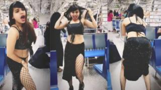 Metroda bir anda ayağa kalkıp dans etmeye başladı! Diğer yolcular şaşkınlık dolu bakışlarla performansını izledi