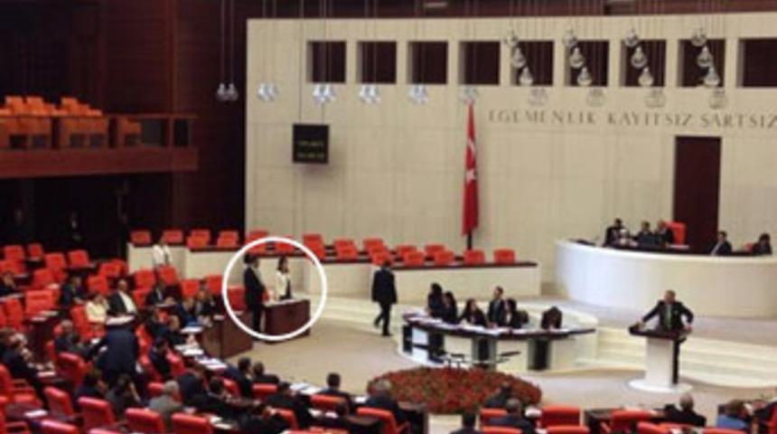 BDP'den Meclis'te 'Duran adam' eylemi