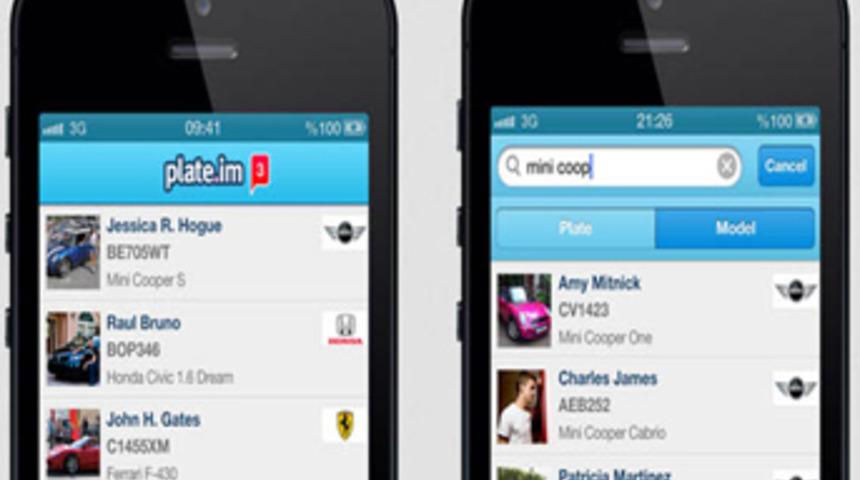 Trafiği sosyalleştiren servis: Plate.im