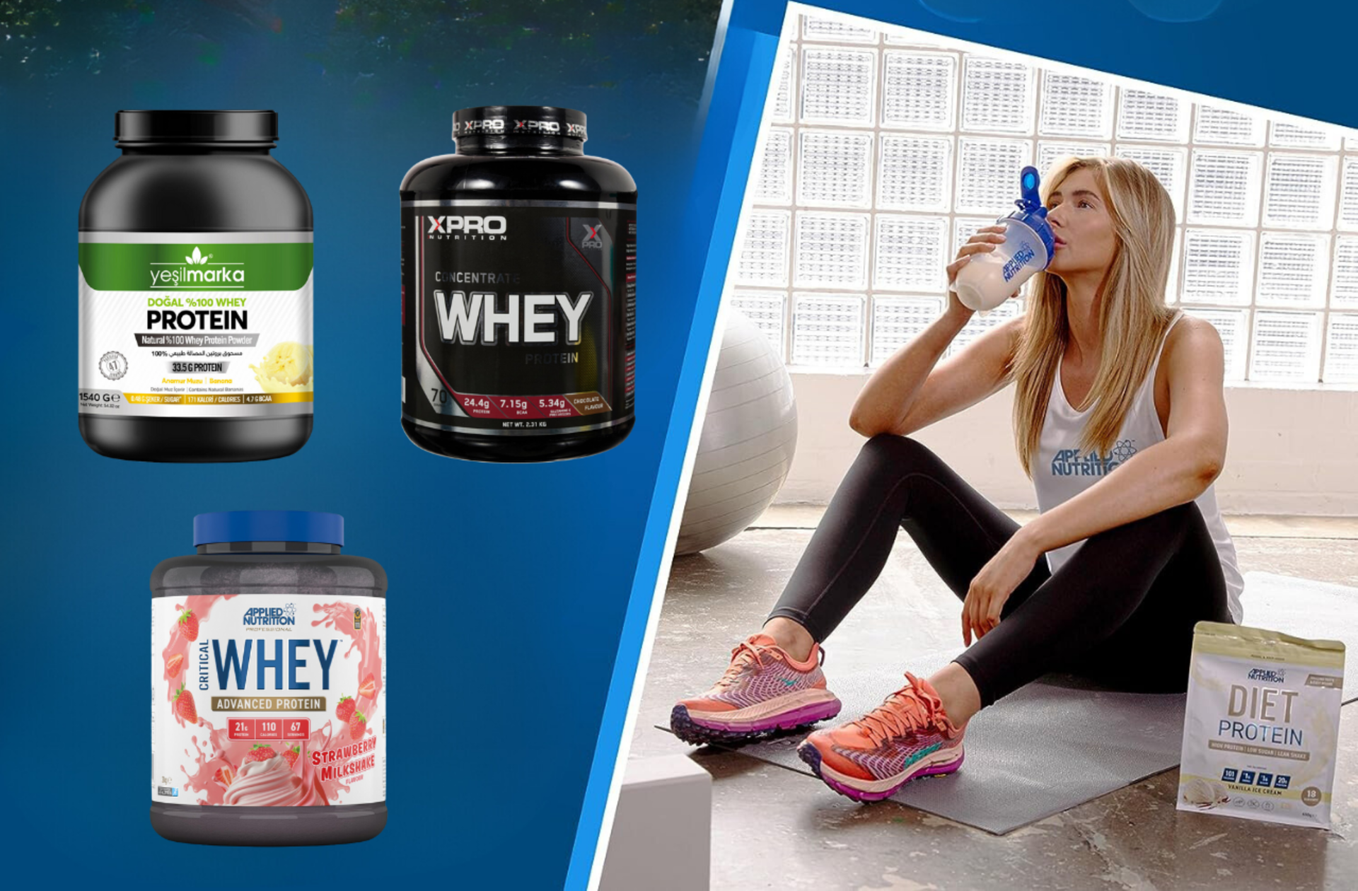 Sporcuların favorisi: Kas gelişimi için en iyi 10 protein tozu