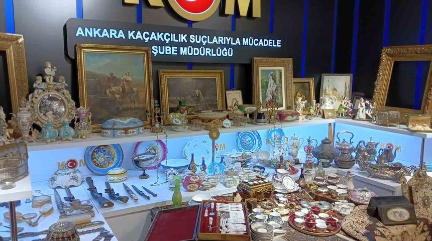 Ankara’da 50 milyon lira değerinde tarihi eser ele geçirildi