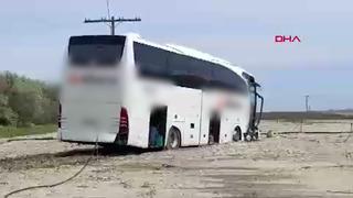 SON DAKİKA | Kayseri'de feci kaza! Yolcu otobüsü şarampole uçtu: Yaralılar var