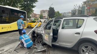 Kartal'daki trafik kazasında bir kişi yaralandı