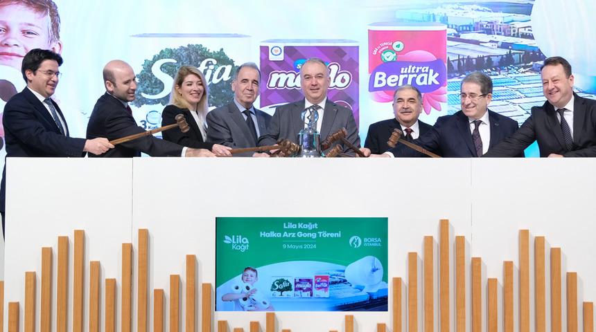 Borsa İstanbul'da gong Lila Kağıt için çaldı