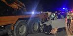 Amasya’da vince arkadan çarpan otomobilin sürücüsü öldü