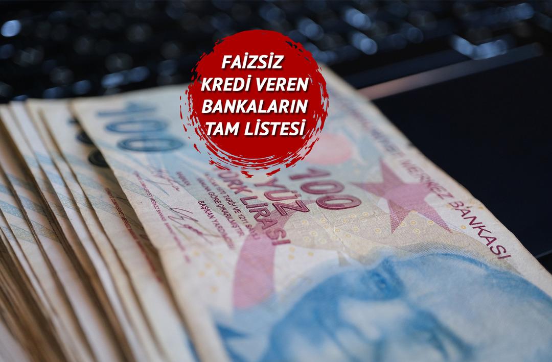 6 bankadan faizsiz kredi kampanyası! Liste belli oldu, işte kredi miktarı ve taksit sayısı