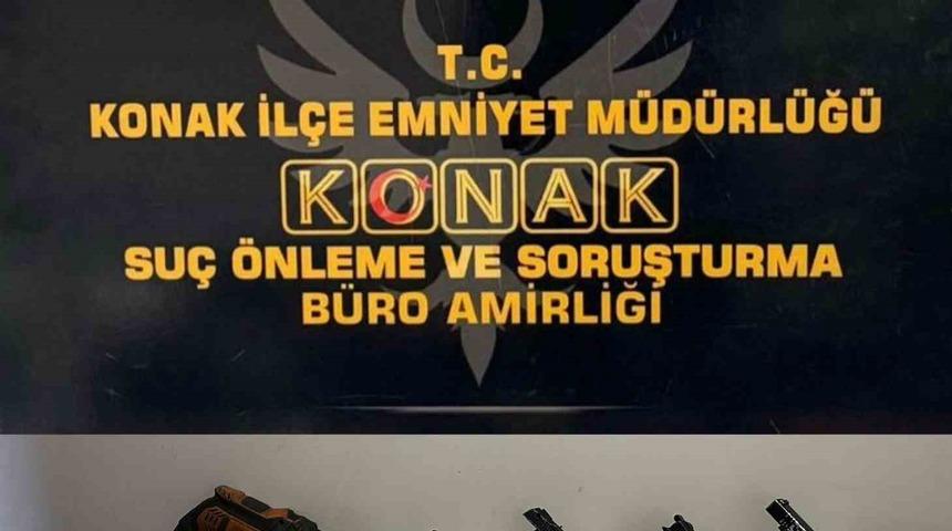 İzmir’de kaçak silah atölyesi baskınında 3 gözaltı