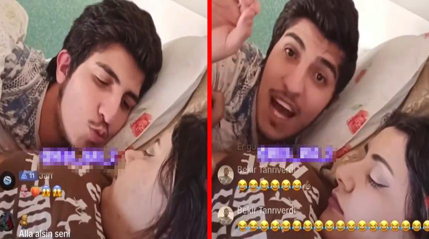 Yataktayken TikTok'ta canlı yayın açtı! O anlar sosyal medyada çok konuşuldu... "Romantik anım var"
