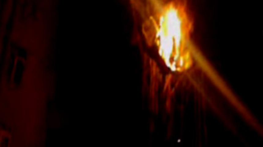 Direkte alev alev yandı