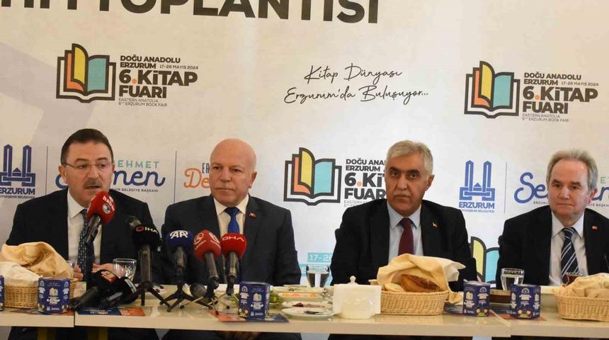 Doğu Anadolu Erzurum 6.  Kitap Fuarı başlıyor