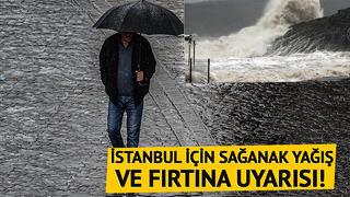 Meteorolojiden 13 ile sarı kodlu uyarı: İstanbul için saat verildi! Hafta sonu boyunca devam edecek
