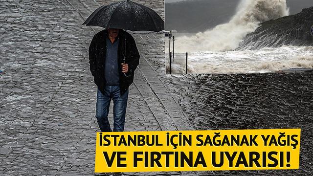 Meteorolojiden 13 ile sarı kodlu uyarı: İstanbul için saat verildi! Hafta sonu boyunca devam edecek