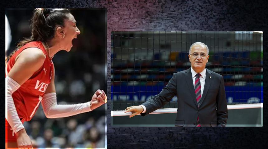 Milli voleybolcu Hande Baladın'ın tırnağı bile eleştirilmişti... Federasyon Başkanı Mehmet Akif Üstündağ destek çıktı! 'Bu ülkenin bayrağını, marşını...'