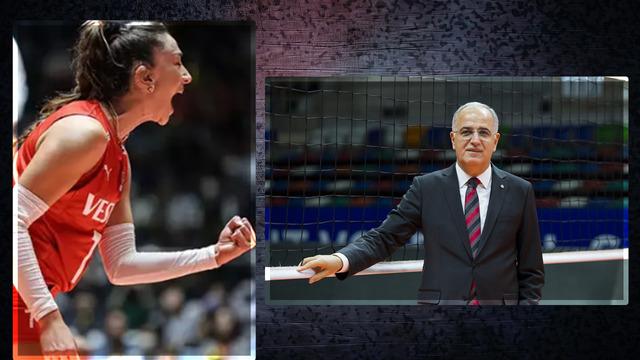 Milli voleybolcu Hande Baladın'ın tırnağı bile eleştirilmişti... Federasyon Başkanı Mehmet Akif Üstündağ destek çıktı! 'Bu ülkenin bayrağını, marşını...'